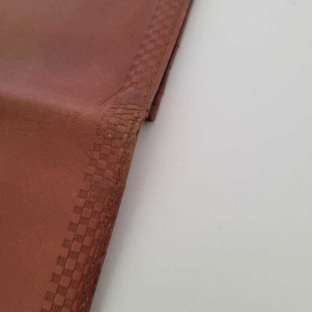 Burberry Leather Wallet Brown Clutch Logo Large Nova Designer Vintage Slim - Picture 11 of 14